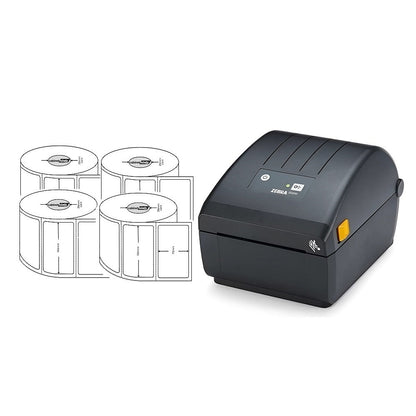 Zebra ZD220D Printer and Label Starter Package